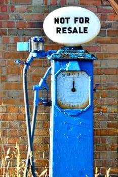 old petrol pump