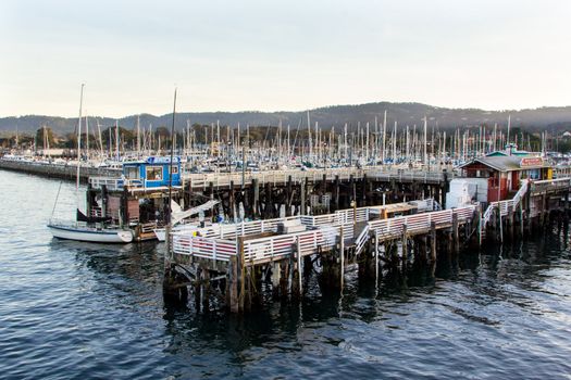 Fisherman's Wharf at Monterey Bay, California Marina