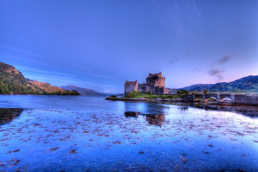 Eilan Donan in the Scottish highlands the setting of the film highlander