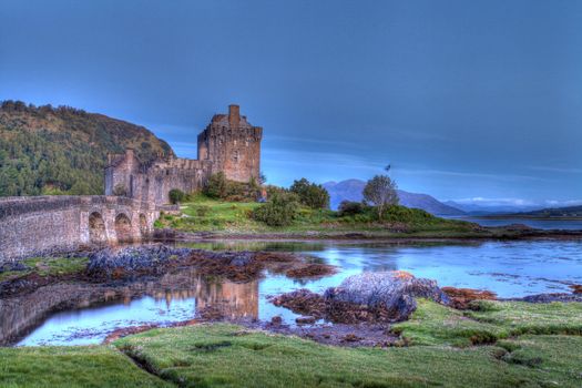 Eilan Donan in the Scottish highlands the setting of the film highlander