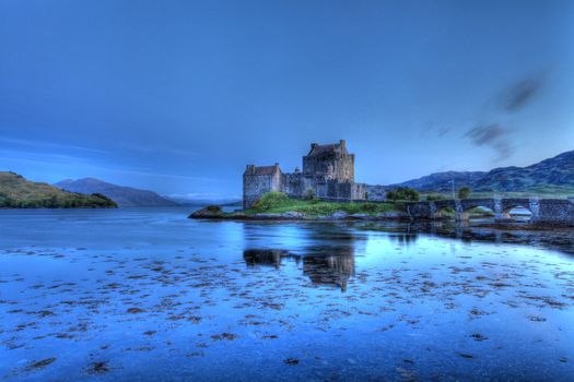 Eilan Donan in the Scottish highlands the setting of the film highlander