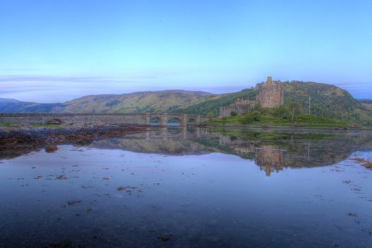 Eilan Donan in the Scottish highlands the setting of the film highlander