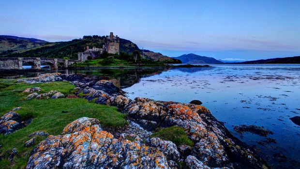 Eilan Donan in the Scottish highlands the setting of the film highlander