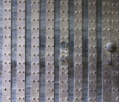 Metal Door - Nijo Castle, Kyoto, Historic Japan 