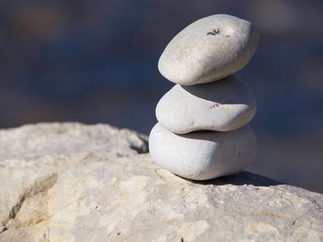 stones and rocks on the coast of the sea