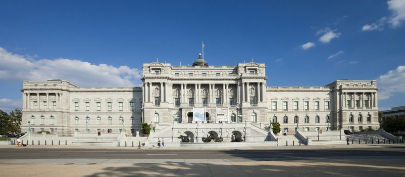 WASHINGTON D.C, USA-OCTOBER 5, 2012: Library of Congress is the oldest federal cultural institution. The collections of the Library of Congress include more than 32 million cataloged books and print materials, including the rough draft of the Declaration of Independence.