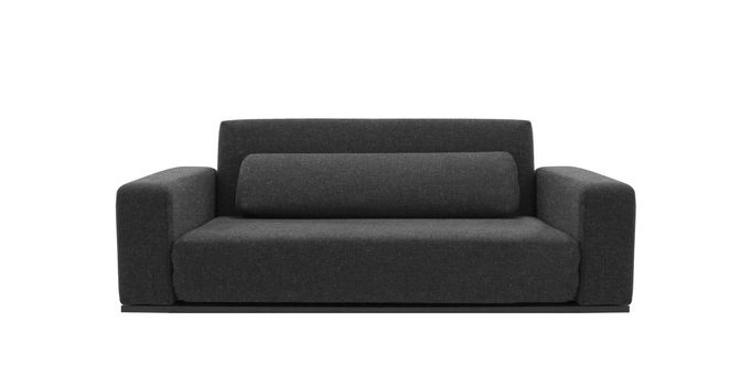 black sofa