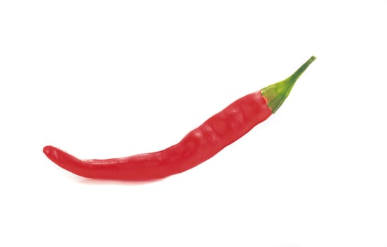 red hot chili pepper isolated on a white background