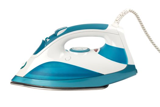 Steam iron isolated on white background