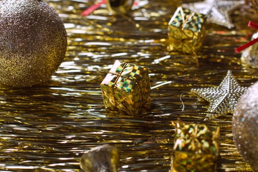 Decorative gold background