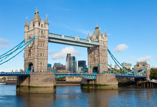 Tower Bridge over the River Thames in London