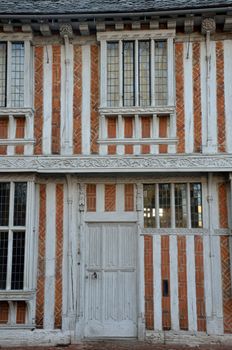 Doorway of timber framed building