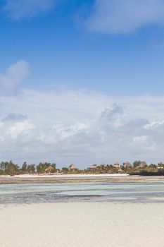 Watamu, close to Malindi, Kenya. The most beutiful beach of the area. Copy space.