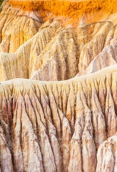 Wonderful orange colors at sunset in Marafa Canyon - also said The Hell's Kitchen. Malindi region, Kenya