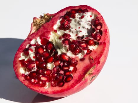 pomegranate isolated on white background