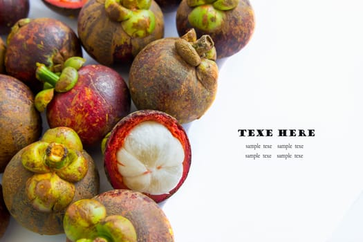 tropical fruit, mangosteen