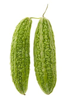 Bitter gourd on the background