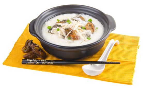Porridge, Dried Oysters & chicken Porridge