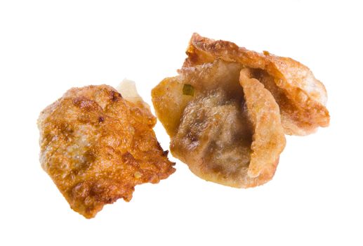 Dumpling, Pan Fried Dumpling on background
