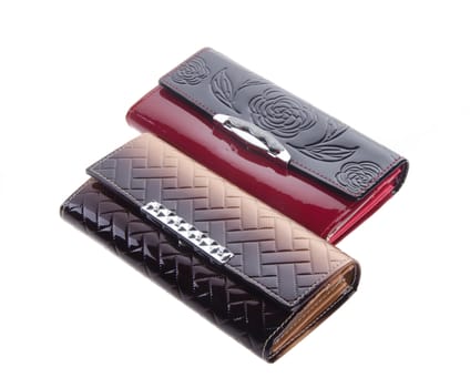 wallet, woman or lady wallet on the background.