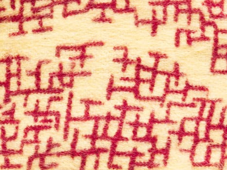 Close up shot of abstract fabric texture