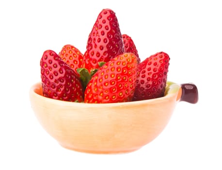 strawberry, fresh red strawberry on the background