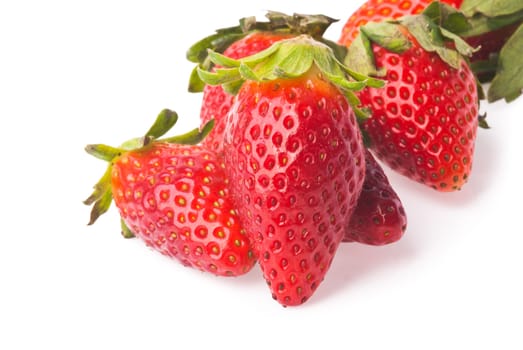 strawberry, fresh red strawberry on the background