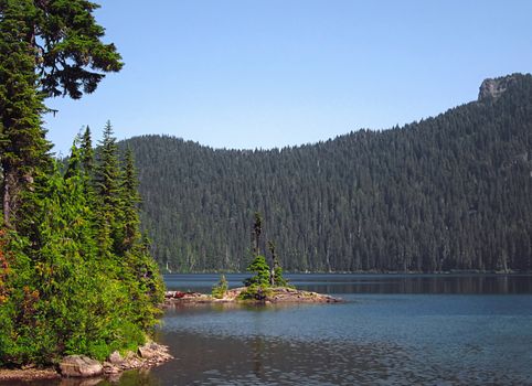 A photograph of mountain scenery.