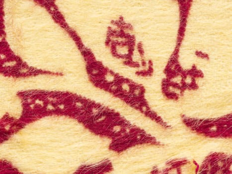 Close up shot of abstract fabric texture