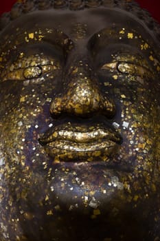 ancient Buddha face, Ayutthaya, Thailand