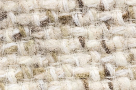 Close up shot of black wool fabric texture