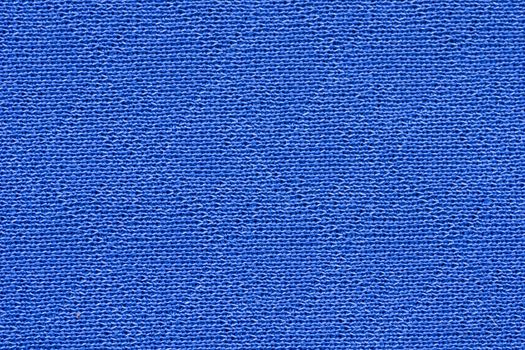 Close up shot of blue seamless fabric texture