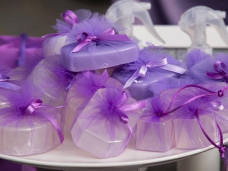 lavender soap in the shop