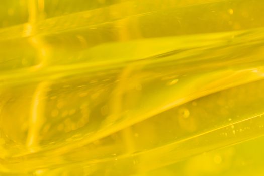 close-up shot of abstract golden glass background