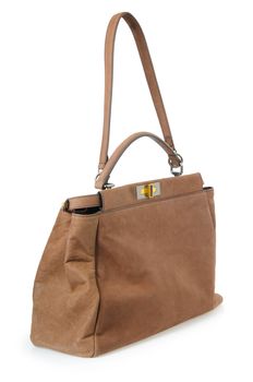 Nice elegant woman bag isolated on the white