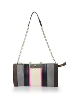 Nice elegant woman bag isolated on the white