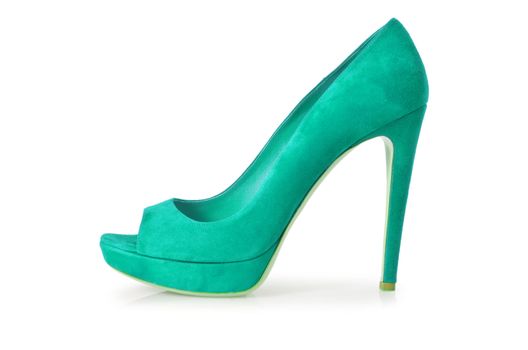 Woman shoes isolated on white