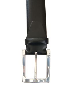 Male elegant belt isolated on the white