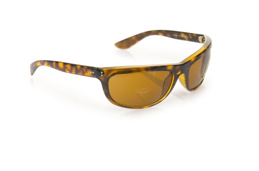 Elegant sunglasses isolated on the white