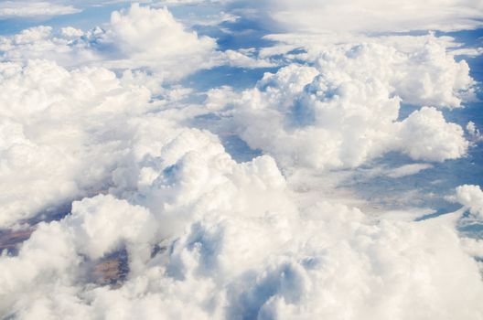 Clouds taken from the airplance