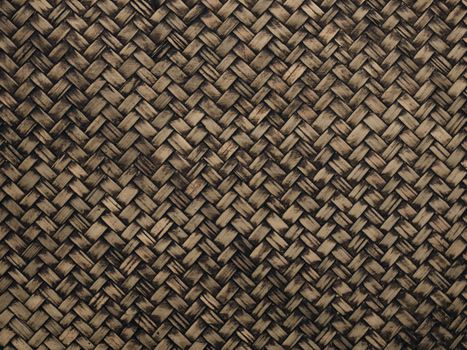close up of woven rattan te background