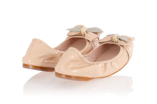 Ballet shoes in fashion concept