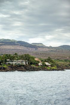 Waterfront home on the coast of Maui, Hawaii