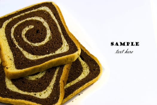 butter choc swirl bread in thailand