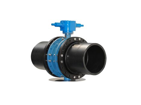 High pressure stop valves with manual drive