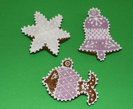 Christmas gingerbread various type