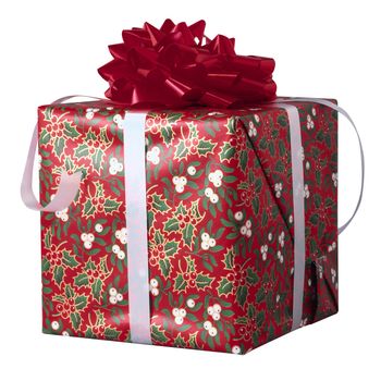 gift box and red bow