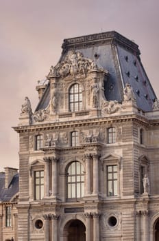 Paris - september 22: Louvre museum building on september 22, 2011 at Louvre museum, France. It is consistently the most visited museum in the world with over 8 million annual visitors