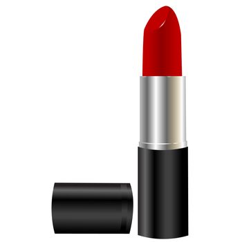 Lipstick isolated over white background