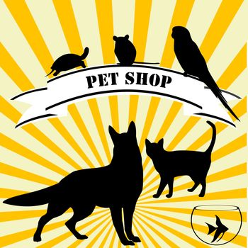 Pet shop advertising